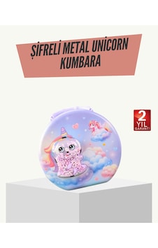 Eğitici Şifreli Çocuk Para Kasası Dayanıklı Metal - Lisinya Eğitici Şifreli Çocuk Para Kasası Dayanıklı Metal - Lisinya