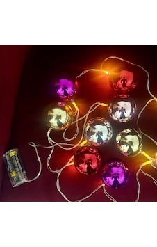 2 Metre 10 Led Pilli 2 Kademeli Parlak Top Led Yılbaşı Ağacı Süsü Mz-3 Sarı 2 Metre 10 Led Pilli 2 Kademeli Parlak Top Led Yılbaşı Ağacı Süsü Mz-3 Sarı