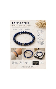 Lapis Lazuli Doğal Taş Yetişkin Bileklik 19 Cm Lacivert Lacivert Lapis Lazuli Doğal Taş Yetişkin Bileklik 19 Cm Lacivert Lacivert