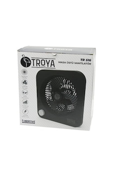 Masa Üstü Vantilatör Fan 22cm 3 Kademe Hız 40w 3 Pervane Siyah Pls.stand 28x27x13cm Tr-516 5324 Masa Üstü Vantilatör Fan 22cm 3 Kademe Hız 40w 3 Pervane Siyah Pls.stand 28x27x13cm Tr-516 5324