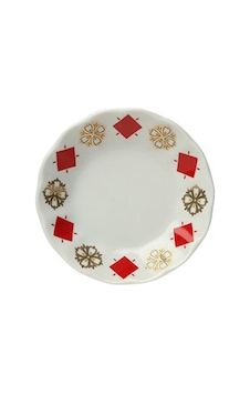Porland Yonca Kırmızı Çay Tabağı 11 cm Porland Yonca Kırmızı Çay Tabağı 11 cm