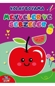 Kolay Boyama - Meyve ve Sebzeler- Sancak Çocuk