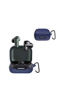 Soundcore R50i Nc / P30i Modeli Uyumlu Kılıf Askılı Mat Silikon Ürün Kulaklık Değildir Lacivert