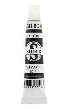 Südor Yağlı Boya Tüp 9ml Siyah - 4 Adet Südor Yağlı Boya Tüp 9ml Siyah - 4 Adet