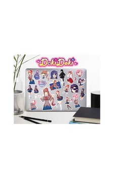 Lexroo Doki Doki Literature Club Defter Suluk Laptop Notebook Tablet Telefon Kılıf Sticker Seti Çok Renkli Lexroo Doki Doki Literature Club Defter Suluk Laptop Notebook Tablet Telefon Kılıf Sticker Seti Çok Renkli
