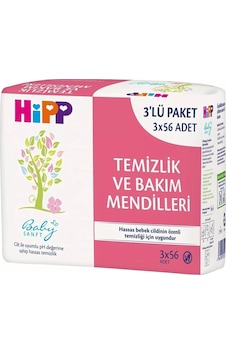 Hipp Temizlik ve Bakım Mendili 3'lü 168 Yaprak