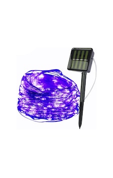 Borayris Güneş Enerjili Solar 12 Metre Peri Led Mor Renk Dış Ortam 8 Çeşit Yanma Modu Borayris Güneş Enerjili Solar 12 Metre Peri Led Mor Renk Dış Ortam 8 Çeşit Yanma Modu
