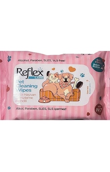 Reflex Kedi Ve Köpekler İçin Çok Amaçlı Hijyenik Temizleme Mendili 50'li Reflex Kedi Ve Köpekler İçin Çok Amaçlı Hijyenik Temizleme Mendili 50'li