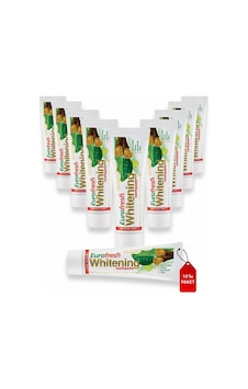 Farmasi Euro Fresh Whitening Aloe Veralı Misvaklı Beyazlatıcı Diş Macunu 10 x 112 G Farmasi Euro Fresh Whitening Aloe Veralı Misvaklı Beyazlatıcı Diş Macunu 10 x 112 G