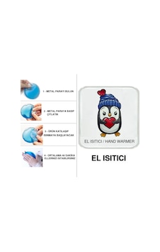 Sıa Penguen Cep Sobası,el Isıtıcı,sıcak Su Torbası Pvc 10x9,5cm Çok Renkli Sıa Penguen Cep Sobası,el Isıtıcı,sıcak Su Torbası Pvc 10x9,5cm Çok Renkli