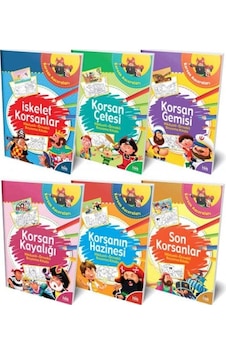 Hikayeli - Örnek Korsan Maceraları Boyama Kitabı Serisi Seti - 6 Kitap Takım- Halk Kitabevi Hikayeli - Örnek Korsan Maceraları Boyama Kitabı Serisi Seti - 6 Kitap Takım- Halk Kitabevi