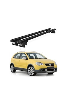 Volkswagen Polo Cross 2006-2009 Uyumlu Siyah Ara Atkı Port Bagaj Tavan Barı Volkswagen Polo Cross 2006-2009 Uyumlu Siyah Ara Atkı Port Bagaj Tavan Barı
