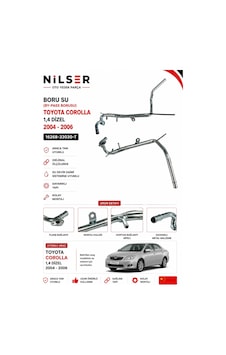 Toyota Corolla Bypass Borusu 2004-2006 1.4 Toyota Corolla Bypass Borusu 2004-2006 1.4