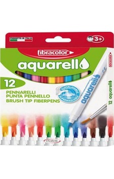 Fibracolor Aquarell Keçeli Kalem 12 Renk (10550AQ012SE) Fibracolor Aquarell Keçeli Kalem 12 Renk (10550AQ012SE)