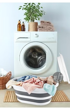 Katlanır Çamaşır Sepeti 25 Lt