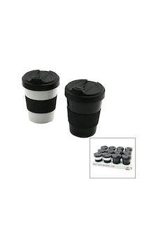 Qlux L-00986 Cozy No-2 Plastik Kahve Bardağı 500 Ml - Silikon Kaplama Göbekli- 24'li Paket Diğer Qlux L-00986 Cozy No-2 Plastik Kahve Bardağı 500 Ml - Silikon Kaplama Göbekli- 24'li Paket Diğer
