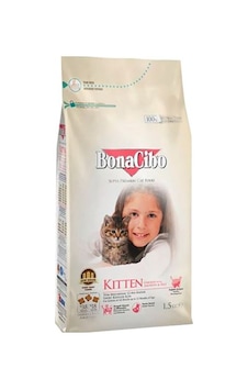 BonaCibo Kitten Tavuklu Yavru Kedi Maması 3 x 1500 G BonaCibo Kitten Tavuklu Yavru Kedi Maması 3 x 1500 G