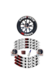Good Year & Eagle F1 Motorsiklet & Araç 3D Oto Lastik Yazısı / Araç Oto Lastik Sticker & Arma | 8 Adet Good Year & Eagle F1 Motorsiklet & Araç 3D Oto Lastik Yazısı / Araç Oto Lastik Sticker & Arma | 8 Adet
