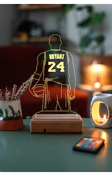Kobe Bryant 16 Renk Kumandalı 3d Gece Lambası Kobe Bryant 16 Renk Kumandalı 3d Gece Lambası