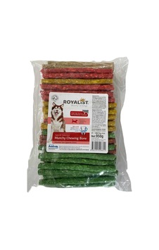 Royalist Renkli Köpek Ödül Kemiği 100 Adet Munchy Stıck 5" 13 Cm 100 Adet Royalist Renkli Köpek Ödül Kemiği 100 Adet Munchy Stıck 5" 13 Cm 100 Adet