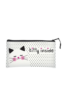 White Kitten Kalem Çantası Silikon A6 23х12 См White Kitten Kalem Çantası Silikon A6 23х12 См
