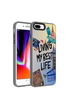 Apple Uyumlu iPhone 8 Plus Kılıf Desenli Zore Dragon Sert Kapak-astronot Apple Uyumlu iPhone 8 Plus Kılıf Desenli Zore Dragon Sert Kapak-astronot