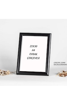 A4 Siyah Çerçeve A4 Siyah Çerçeve