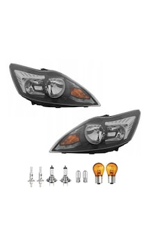 Ford Focus 2,5 Ön Far Lamba Siyah Zemin Sağ Sol Takım 2008--2011 Ford Focus 2,5 Ön Far Lamba Siyah Zemin Sağ Sol Takım 2008--2011