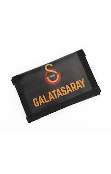 Galatasaray Siyah Suni Deri Cüzdan Siyah