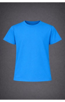 Dıgıl Kids Unisex Çocuk Düz Tişört Sade Mavi Dıgıl Kids Unisex Çocuk Düz Tişört Sade Mavi