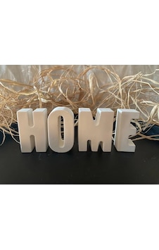 Dekoratif Taş Tozu Harf Home Yazı
