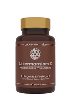 Akkermansiam-D Probiyotik & Prebiyotik 40 Kapsül