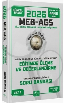 Cba Yayınları 2026 Meb-ags Eğitim Bilimleri Eğitimde Ölçme Ve Değerlendirme Soru Bankası Çözümlü Pusula Serisi Cba Yayınları Cba Yayınları 2026 Meb-ags Eğitim Bilimleri Eğitimde Ölçme Ve Değerlendirme Soru Bankası Çözümlü Pusula Serisi Cba Yayınları