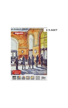 Bigpoint Sanatsal Resim Defteri 135 Gram 35x50cm - 25 Yaprak X 3 Adet Bigpoint Sanatsal Resim Defteri 135 Gram 35x50cm - 25 Yaprak X 3 Adet