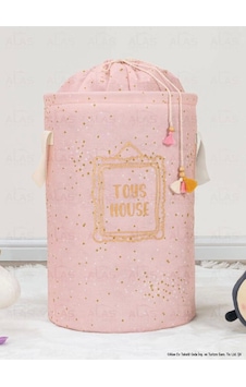 Baby Yuvarlak Torbalı Sepet, Çocuk Sepeti Pembe