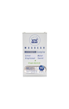 Vita Bear Magbear Magnesium Complex 60 Kapsül Takviye Edici Gıda