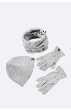 Avva Erkek Gri Polar Basic Boyunluk Bere Ve Eldiven Seti B009250 Avva Erkek Gri Polar Basic Boyunluk Bere Ve Eldiven Seti B009250