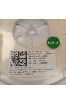 Cpa064j1k0tr 1k Smd Direnç 750 Adet Cpa064j1k0tr 1k Smd Direnç 750 Adet