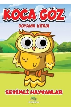 Koca Göz Boyama Kitabı - Sevimli Hayvanlar- Bookalemun Yayınları Koca Göz Boyama Kitabı - Sevimli Hayvanlar- Bookalemun Yayınları