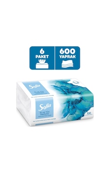 Sofia El Ve Yüz Havlusu 100 Lü X 6 Paket Sofia El Ve Yüz Havlusu 100 Lü X 6 Paket