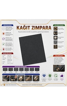 Zımpara Kağıt Zımpara Fırça & Yüzey İşleme Metalik - 2000 Kum Zımpara Kağıt Zımpara Fırça & Yüzey İşleme Metalik - 2000 Kum