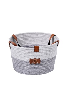 2 Adet Luna Cucina Jüt Kulplu Organizer Gri Orta 2 Adet Luna Cucina Jüt Kulplu Organizer Gri Orta