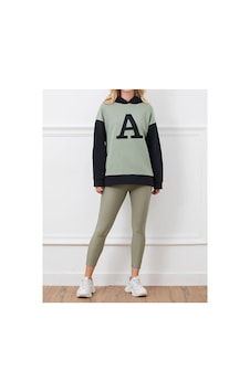 Tex Republic Kadın Baskılı Kapüşonlu Oversize Üç İplik Sweatshirt Lacivert Tex Republic Kadın Baskılı Kapüşonlu Oversize Üç İplik Sweatshirt Lacivert