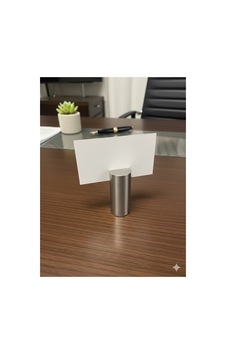 Minimalist Paslanmaz Çelik Kartvizitlik Masa Üstü Silindir Tasarım 60x25 Mm Minimalist Paslanmaz Çelik Kartvizitlik Masa Üstü Silindir Tasarım 60x25 Mm