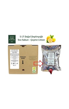 Eyüp Sabri Tuncer Çeşme Limonu Doğal Zeytinyağlı Sıvı Sabun Bag İn Box 5 L Eyüp Sabri Tuncer Çeşme Limonu Doğal Zeytinyağlı Sıvı Sabun Bag İn Box 5 L