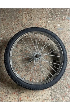 Seyyar Tezgah Araba Tekerleği 65 Cm - Telli Jant Jant Boyu:50 Cm Renkli