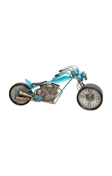 Lucky Art Metal Mavi Motorsiklet Saat Lucky Art Metal Mavi Motorsiklet Saat