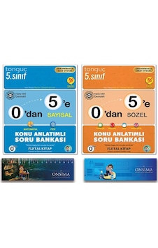 Tonguç Akademi 5. Sınıf 0 Dan 5 E Konu Anlatımlı Soru Bankası Seti 2 Kitap