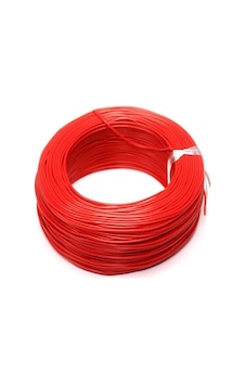 Robotistan 100 Metre Tek Damarlı Montaj Kablosu 24 Awg - Kırmızı Robotistan 100 Metre Tek Damarlı Montaj Kablosu 24 Awg - Kırmızı
