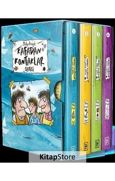 Kafadan Kontaklar Serisi Kutulu Set 4 Kitap Karton Kapak /